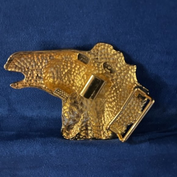 Vintage Horse Belt Buckle Designed by Alexis Kirk - Picture 2 of 2